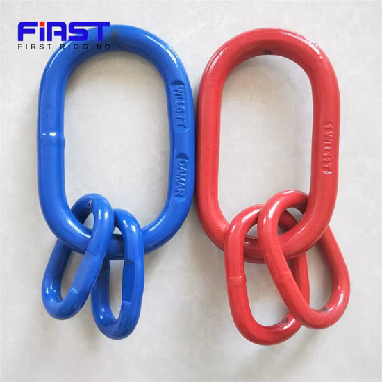 Forged/Welded Rigging Hardware G80/a-345/a-346/a-347 Plastic Spraying Alloy Steel European/Us Master Link Assembly for Lifting OEM/ODM