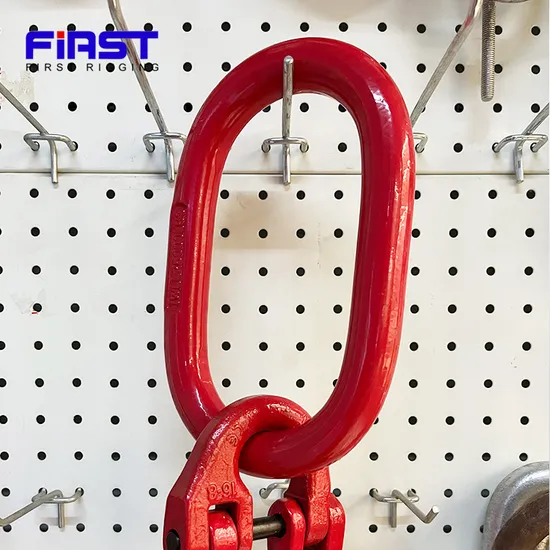 Forged/Welded Rigging Hardware G80/a-345/a-346/a-347 Plastic Spraying Alloy Steel European/Us Master Link Assembly for Lifting OEM/ODM