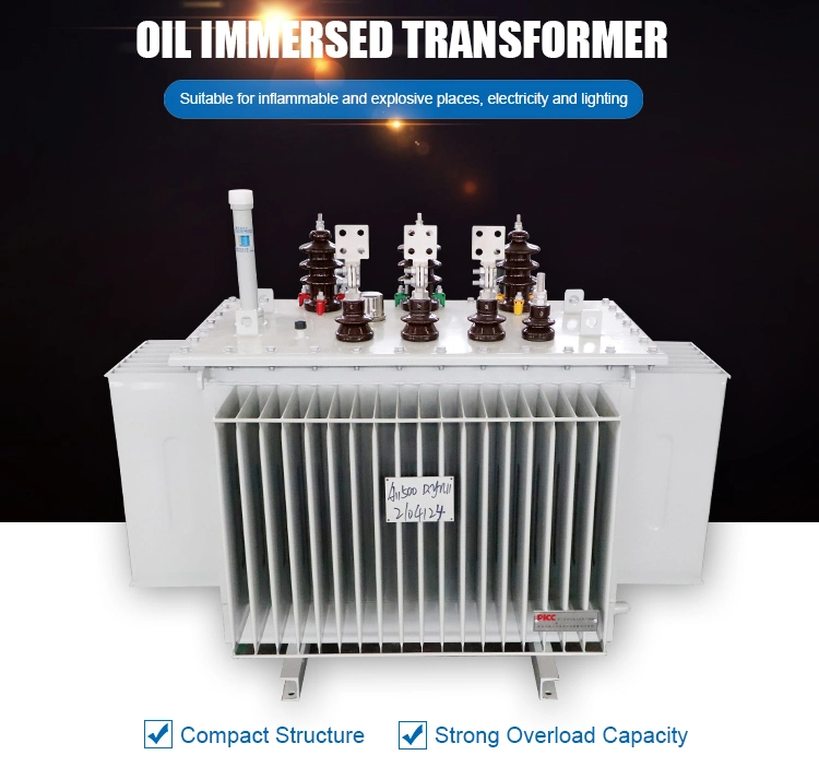 Custom Compact Oil Immersed Power Distribution Transformer 5/10/15/20/25/30/50/63/80/100/125/160/200 kVA Transformer Price
